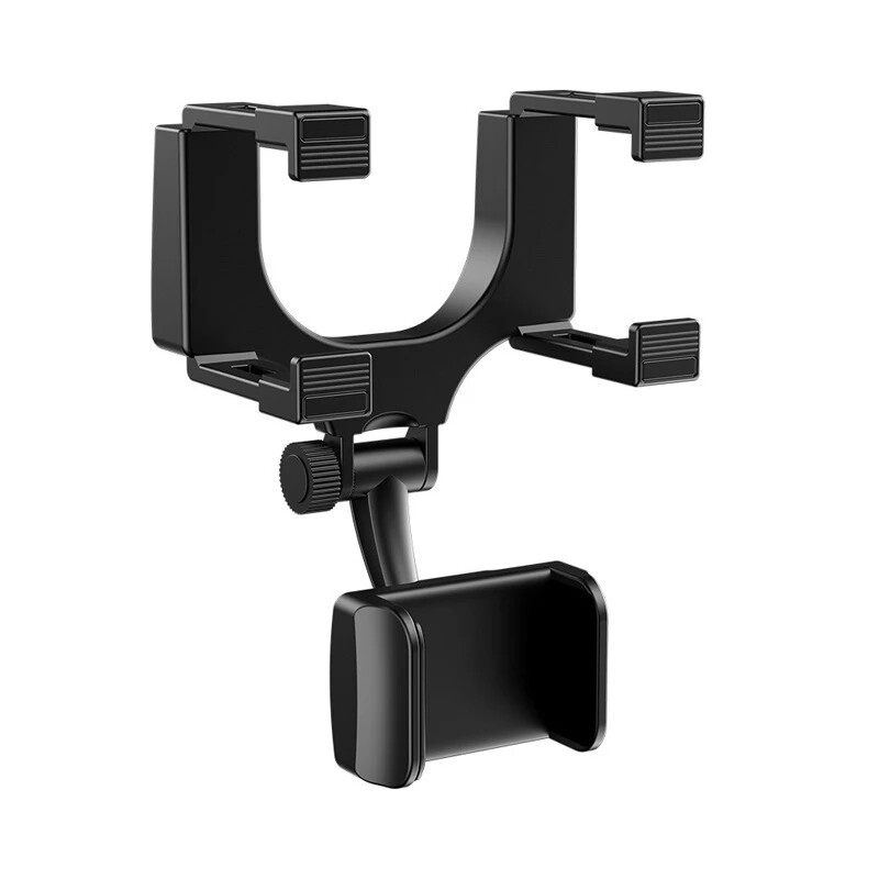 360° Universal Mount Holder Car Stand Rear View Mirror For Mobile Cell Phone GPS