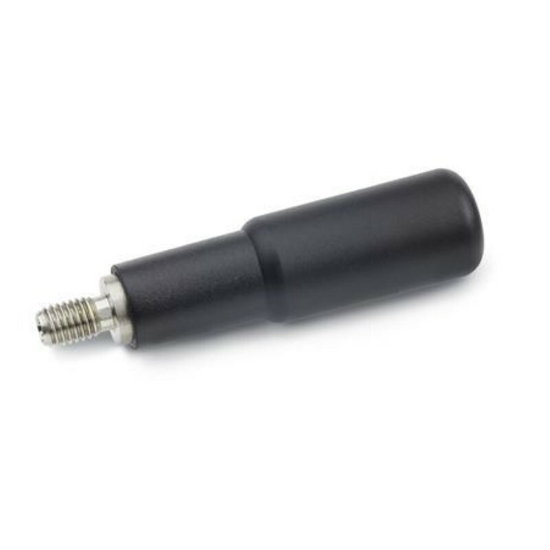 Drehbarer Zylindergriff mit Edelstahl Achsteil, Durchmesser 24mm, M8