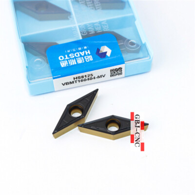 HADSTO VBMT160404 08-MV HS8125 VBMT331 10pcs steel turning For HR35 SVQBR16 Tool