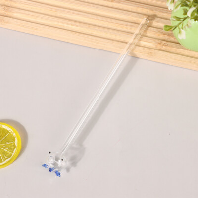 1Pc 8 Color Pipette Drinking Straws Health Straws Cartoon Octopus Glass StraKE