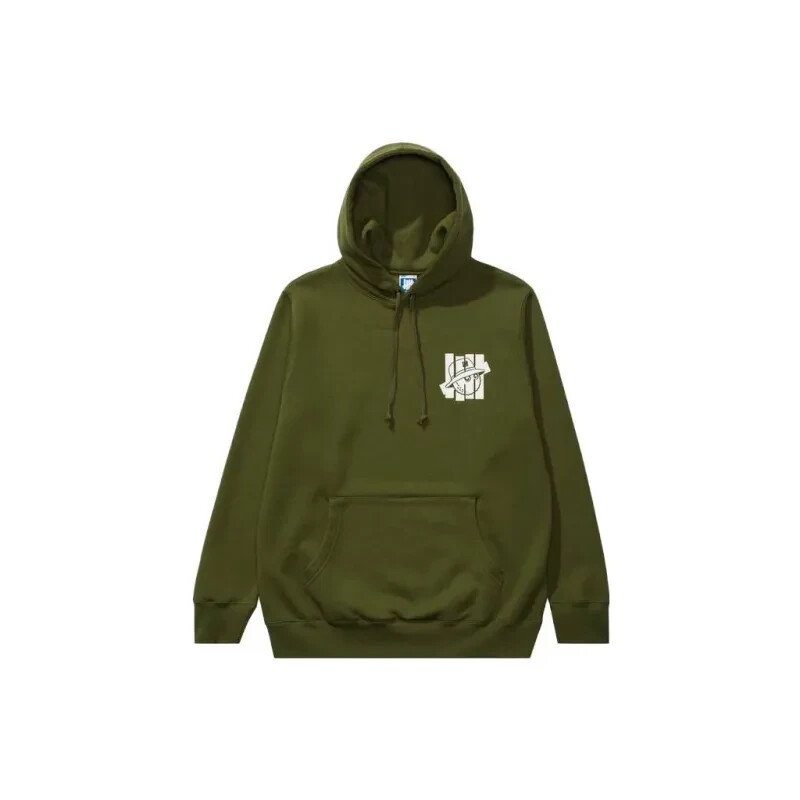 Malbon Golf x Undefeated Collaboration Green Hoodie Mens XL