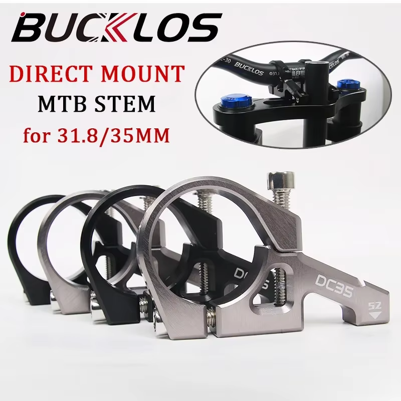 31.8 DIRECT MOUNT MTB STEM CNC Aluminum Alloy Bike Stem 35mm Downhill Bicycle Ha
