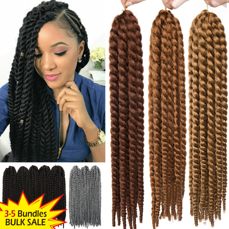 Mambo Havana Twist Jumbo Senegalese Pretwist Braids Crochet
