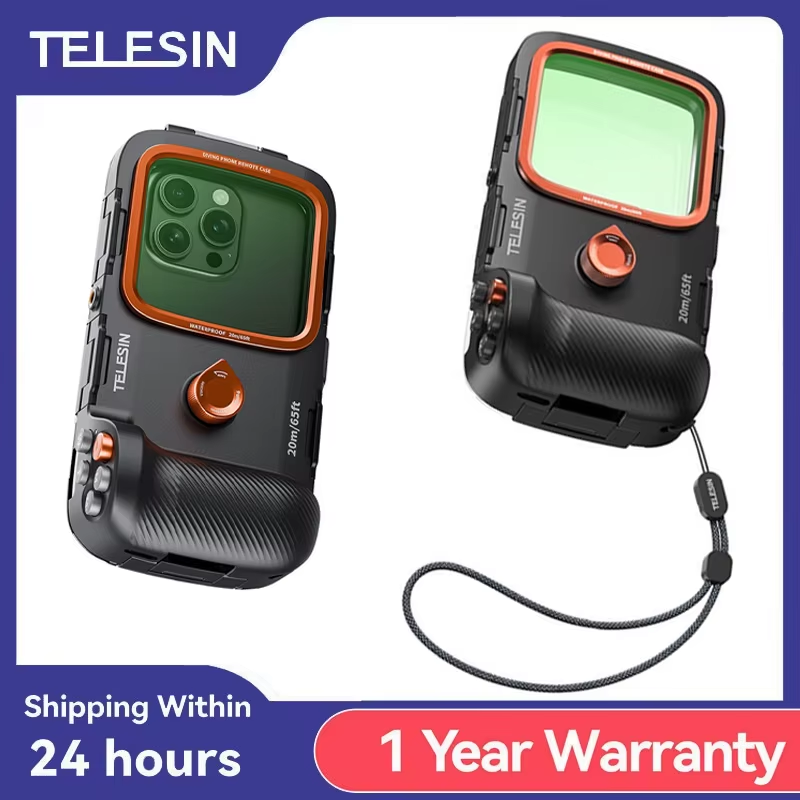 Diving Waterproof Phone Camera Shoot Hand Grip Phone Case Holder Shooting Aid Re