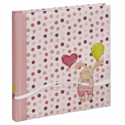 Babyalbum Fotoalbum Fotobuch für Mädchen von Hama in Rosa Pink > Kleiner Hase <