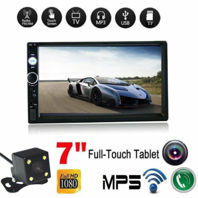 10Inch Double 2 Din Car Stereo Radio Android GPS Wifi Touch Screen MP5 Player BT