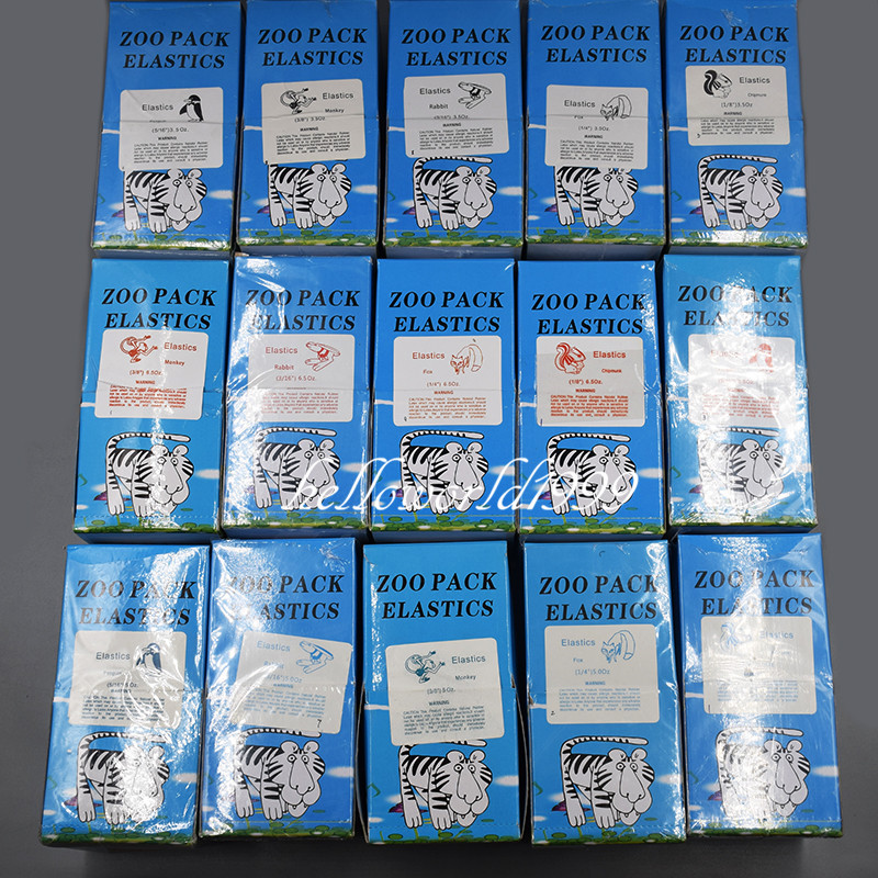 Dental Orthodontic Rubber Bands Ortho Elastics Latex Braces 15 Sizes For Choice