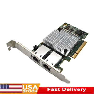 Intel X540-T2 X540-AT2 10G PCI-E Dual RJ45 Ports Ethernet Network Adapter US Lot