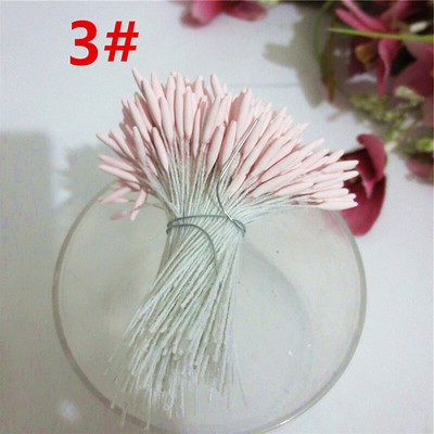 288Pcs 2mm Pearl Flower Stamen Pistil  Matte Single Head Wedding Decor DIY Craft