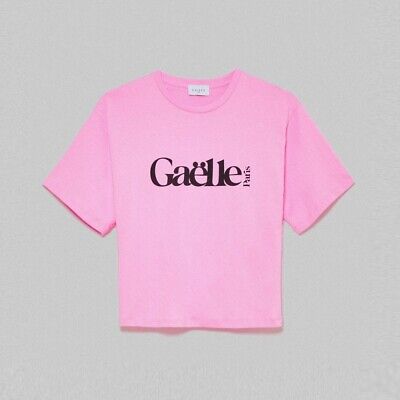 

Женская футболка GAELLE Paris GBDP16709 розовая Bon с разрезами в стиле ретро E20, Pink