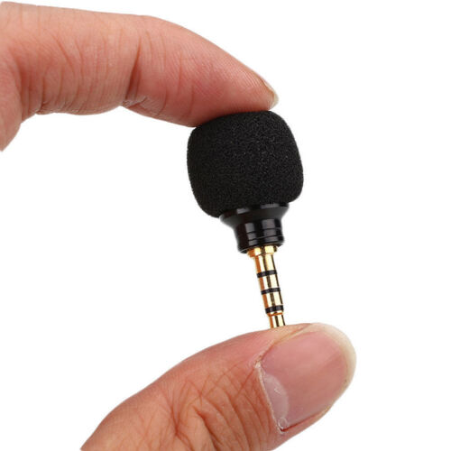 Mini Portable Plug in 3.5mm Condenser Mic Smartphone Microphone DSJ