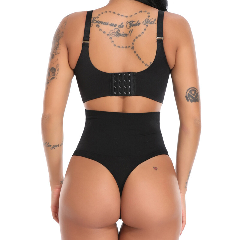 Body Shaper Sexy Thong G String High Waist Tummy Control Invisible