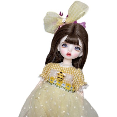 1/6 Bjd Doll Girl Face Make up + Free Eyes Clothes Shoes Figures Toys XMAS GIFT