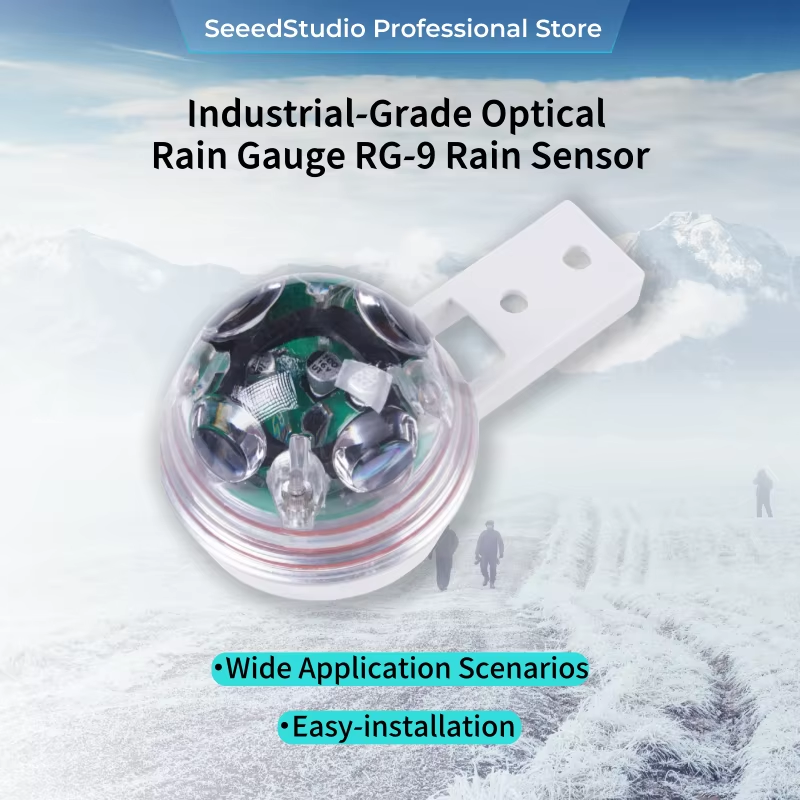 Industrial Grade Optical Rain Gauge Rainfall Rain Sensor Rain Meter Pluviometer