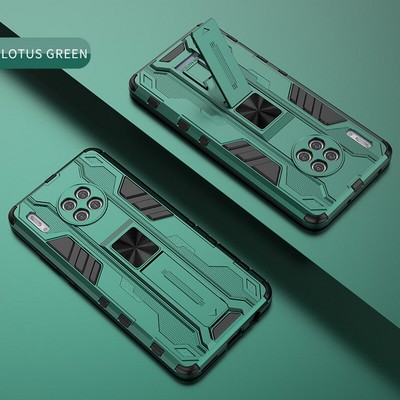 For Huawei P30 P40 P50 Mate 30 40 Magnetic Armor Stand Hybrid PC Hard Case Cover