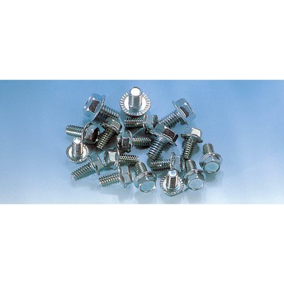 Milodon Engine Oil Pan Bolt Set 85000; Cad Plated Steel, Hex for SBC, Olds V8