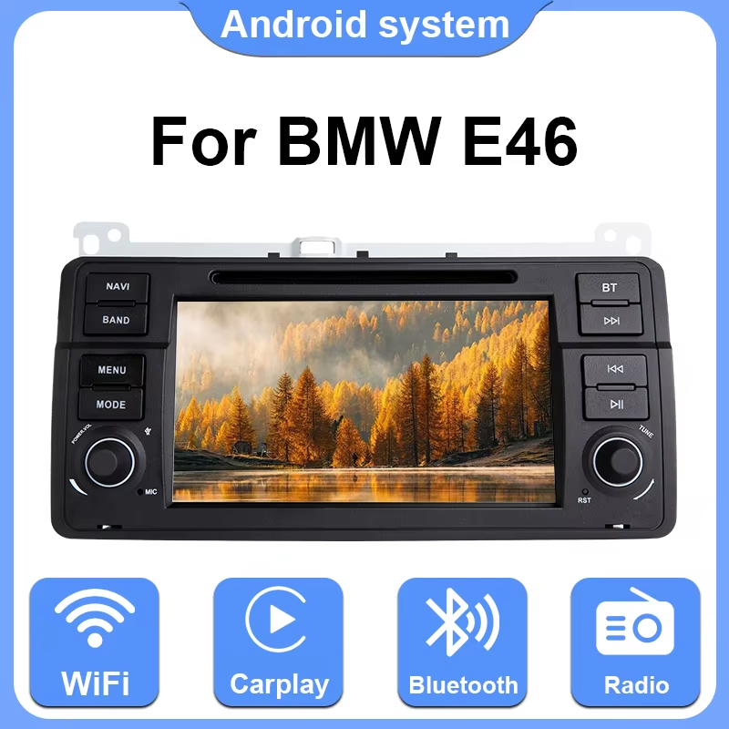 Android Car Radio DVD Player For BMW E46 Rover 75 MG ZT Touch Screen Car GPS Nav