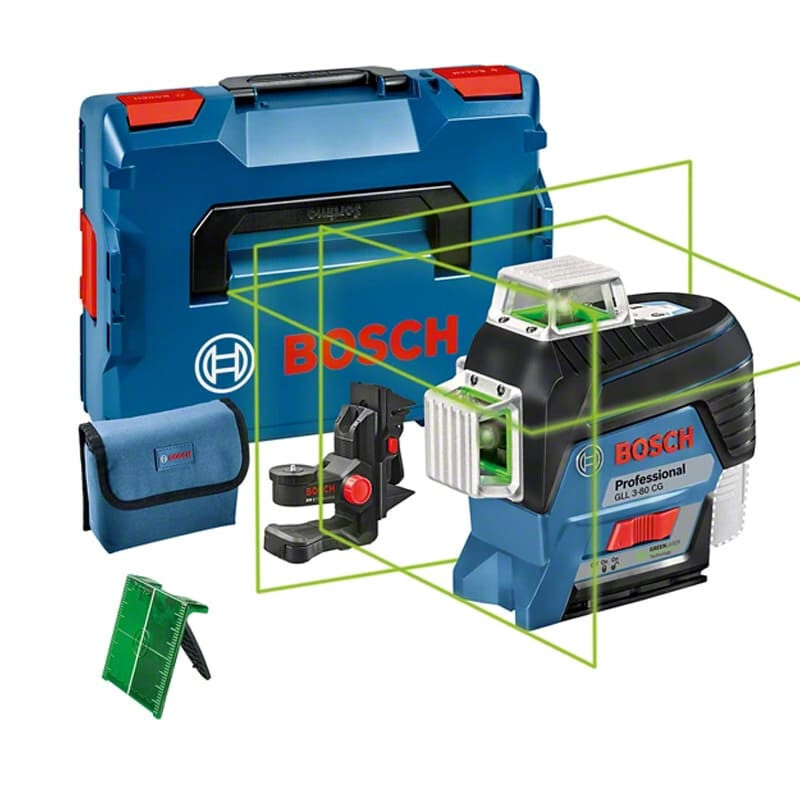 Laser Lignes 12v (1x2,0 Ah) Gll 3-80 Cg Professional - Bosch 0601063t00