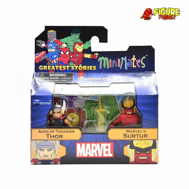 Marvel Minimates Series 74 Ages of Thunder Thor & Surtur