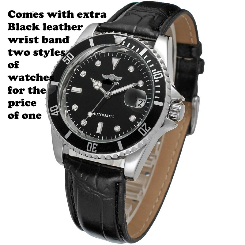 Pre-owned Tech Brand Mariner Self Winding Oyster Style Bracelet Professional Watch