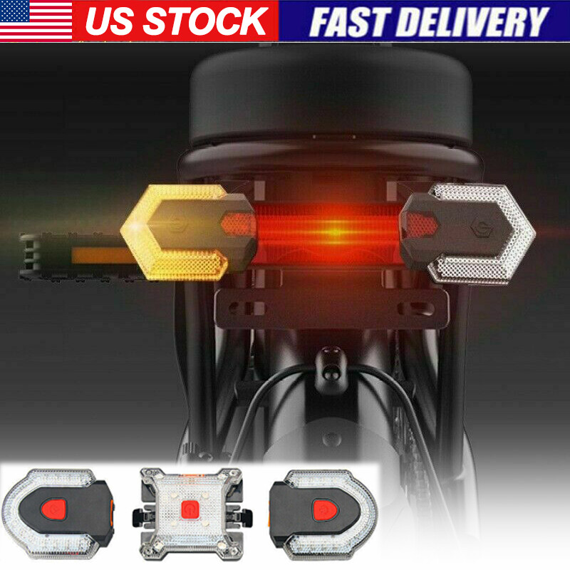 Bike Turn Signals Light Front and Rear w/ Smart Wireless Remote Control 1 Set