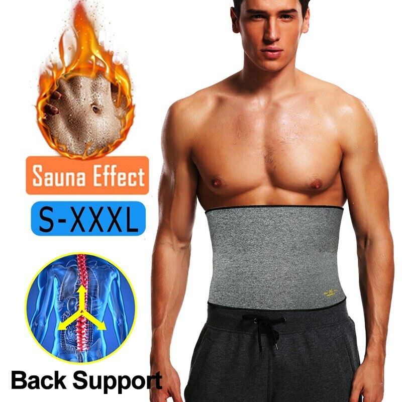 Waist Trainer Sweat Belt Men Women Body Cincher Shaper Tummy Trimmer Wrap Bands
