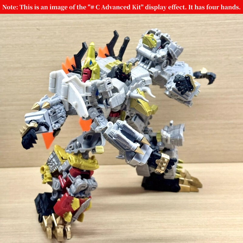 DIY Filler Hand Foot Weapon Upgrade Kit For Legacy Core Dinoking Volcanicus
