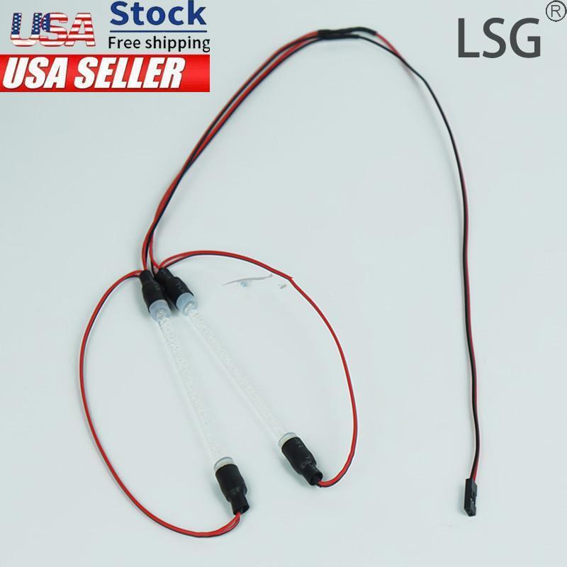 For 1/10 RC Car Chassis Body LED Lights Strip Under Tube Bar Underglow Underbody