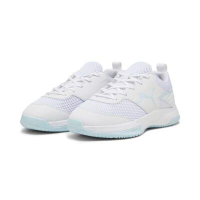 PUMA Varion II Kinder Hallenschuh weiß-lila-mint 107342-04