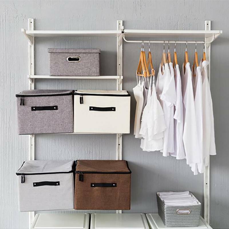 Folding Storage Box Cube Drawer Organizer Cloth Basket Bag