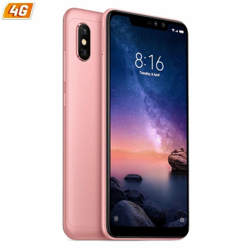SMARTPHONE MÓVIL XIAOMI REDMI NOTE 6 PRO ROSE GOLD - 6.26"/15.9CM - OC 1.8GHZ - 