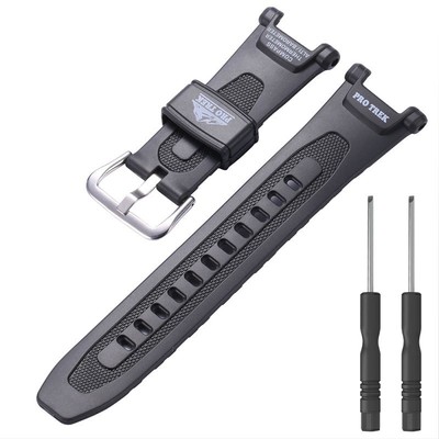 Waterproof Watch Strap Fit For Casio Pro Trek PRG-240 PRG-40 Pathfinder Series