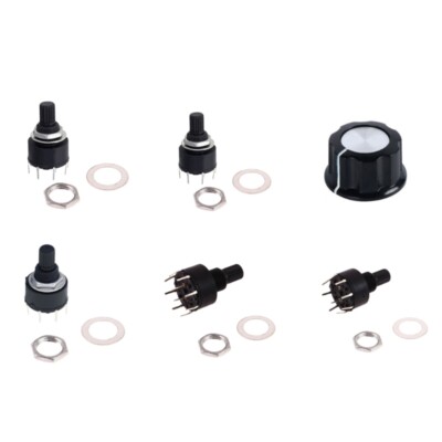 SR16 Series Plastic 16MM Rotary Switches 15MM Flower Axes Switches