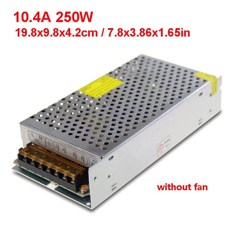 DC 24V 1A to 50A Amp AC 110V 220V Switch Power Supply LED Strip Light 24 V Volt