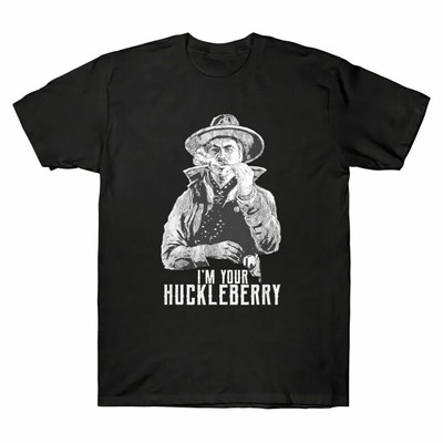 Say When I m Your Huckleberry Doc Holliday Movie Vintage T Shirt, Size S-5XL