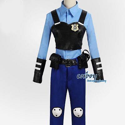 ZOOTOPIA officer Judy Hopps bunny cosplay costume police uniform set custome