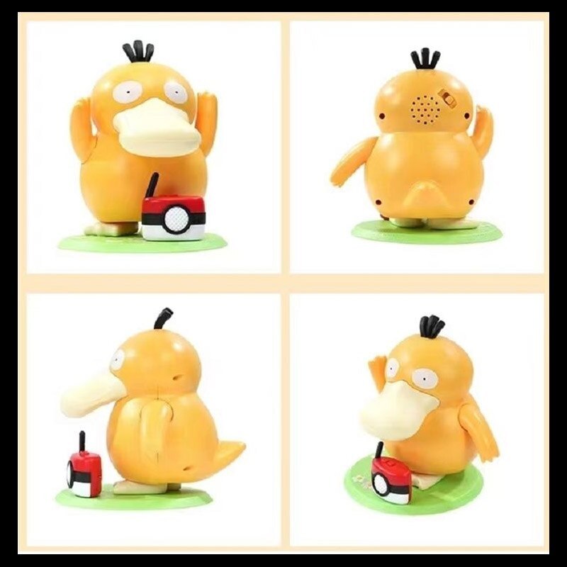 2023 Dancing Psyduck duck toy Duck square dance music box Action Figure Gift