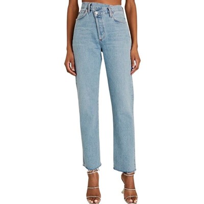 AGOLDE Criss Cross Upsized Suburbia Jeans in Light Wash size 29