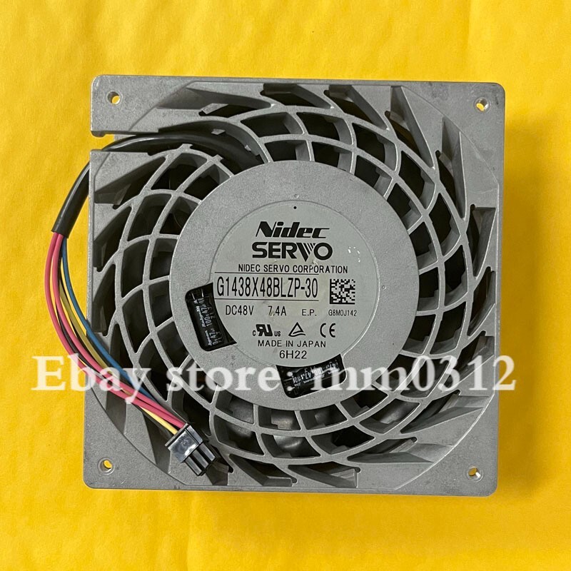 Nidec G1438X48BLZP-30 48V 7.4A 14cm inverter chassis fan | eBay