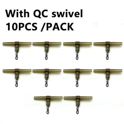 Quick Change T- swivels Anti Tangle Sleeves / Helicopter Rig/ Carp Fishing