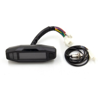 Universal motorcycle LCD digital speedometer mileage meter waterproof instrument