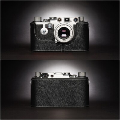 Real Leather Camera Half Cases Bag Protection Fit For Leica iiig iiif iiid iiic