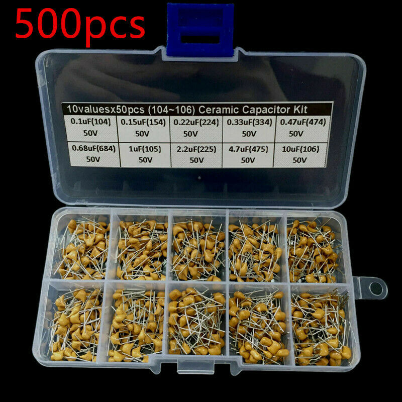Ceramic Capacitor Assorted Kit Assortment Set 700pcs/ 500pcs/300pcs