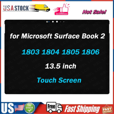 Best LCD Display Touch Screen For Microsoft Surface Book 2 Gen 13.5'' 1832 1834