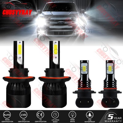 FOR Ford Explorer 2006-2010 Kit de faros LED combinados 78000LM Luz antiniebla