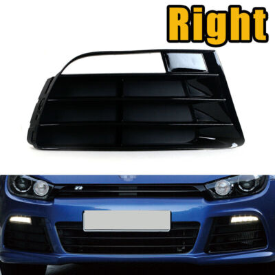 Right Front Bumper Fog Light Lamp Grille Cover Bezel For VW Scirocco R 2009-2014