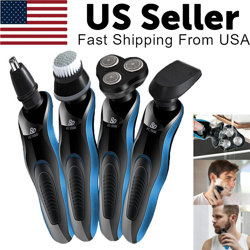 Men Waterproof Cordless Rechargeable Beard Trimmer