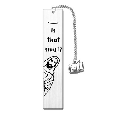 Funny Gift for Mens Women Book Lover Humor Peeking Jesuses Book Marker