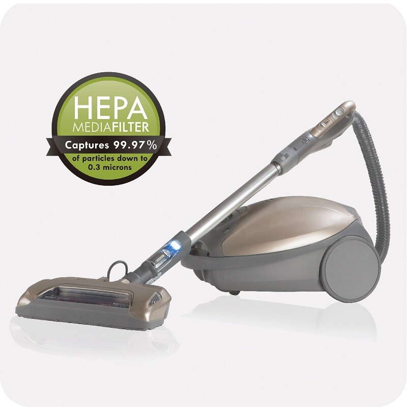 Kenmore Elite Bagged Canister Vacuum Cleaner HEPA Home Vac 2Motor 4L