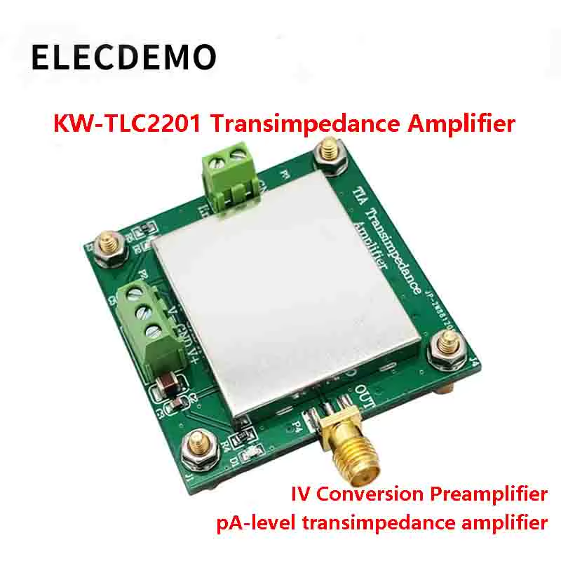 TLC2201 TIA transimpedance amplifier weak current measurement module IV conversi